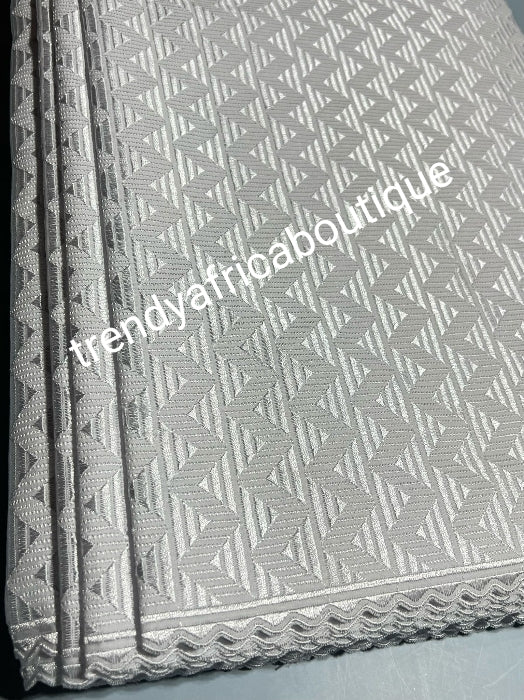 NEW ARRIVAL: Pure white swiss Lace fabric for Africa men traditional outfit. Quality embroidery soft lace. Sold per 5yds price is for 5yds
