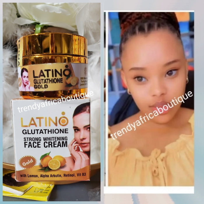 latino glutathione gold face cream Latino Glutathion Face Cream( GOLD)Effective Results Fast Brightening  Effect x1 main image 1