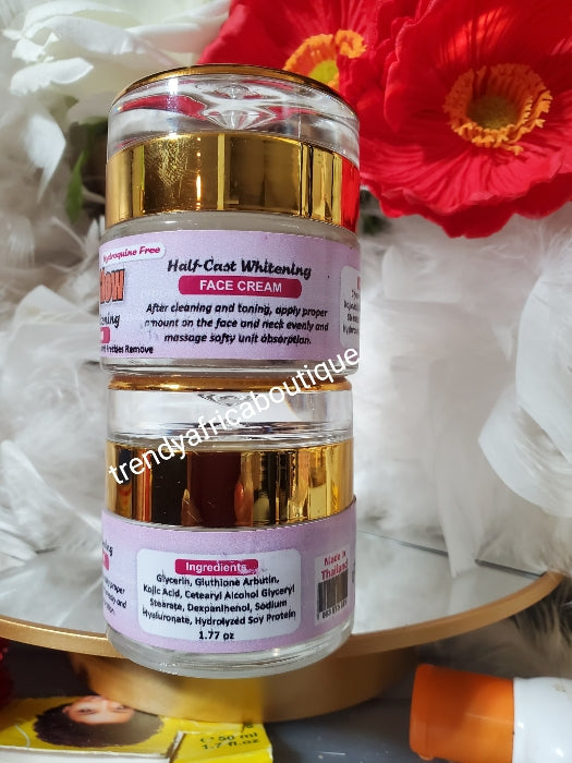 X 2 Flaschen Evob weißlich Weißes, stark aufhellendes Duschgel für Gesicht und Körper. Formuliert mit Glutathion, Honigextrakten, Zitronensäure und Kojisäuren. 500 ml x 2