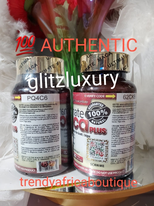 BACK IN STOCK!!! Ultimate Maca Pills Plus 7500MG. 120 pills in bottle. 💯 AUTHENTIC. Butt enhancer, sexy curves!! 3 months supply. ALL natural