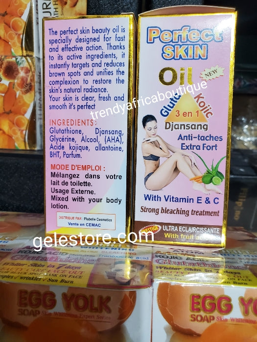 Perfektes Hautbehandlungsöl. 3-in-1-Formel, Djansang, Glutathion und extrastarkes Kojic-Serum/Öl. Entwickelt, um Hautunreinheiten zu bekämpfen!!