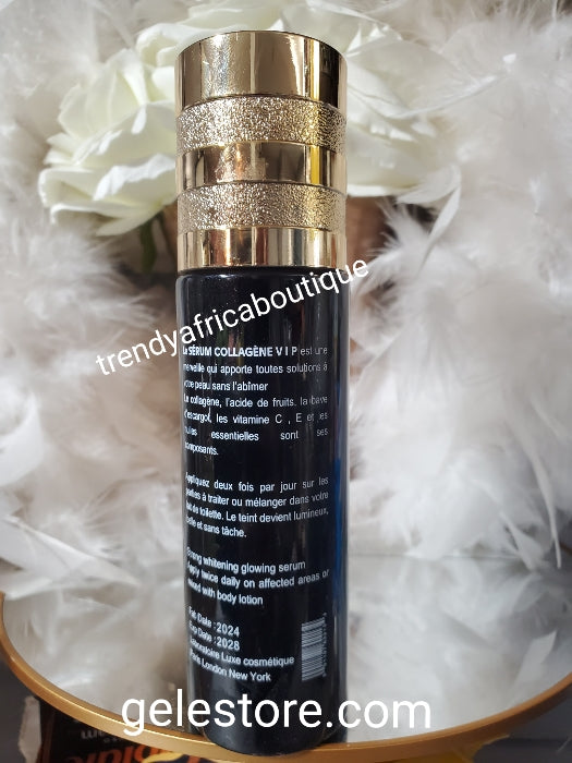 NEW BANGA!!! SERUM VIP COLLAGEN EXTRA WHITE anti aging, anti Stains strong whitening Serum BLACK STAINS remover🔥🔥👌 100ml x 1