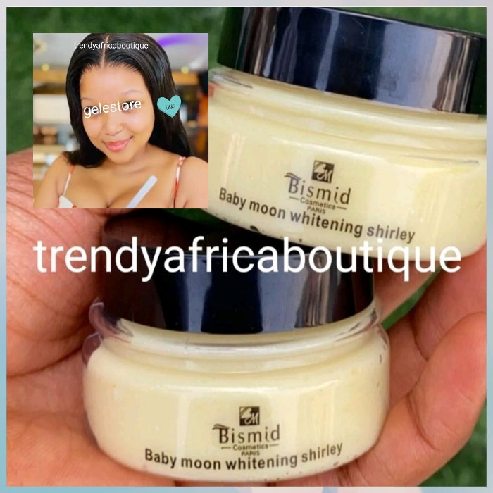 Crème De Visage Nuit éclaircissante BISMID Baby Moon Whitening Shirley - 50g BIO