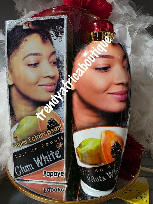 Gluta White PLUS Lait de Beauty Papaya-Körperlotion. Super Ecclaircissant 500 ml x 1