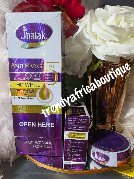 Small but mighty BANGA!!! Jhalak anti marks extra brightening face cream. Removes freckles and dark circle from day 1 price is for one jar