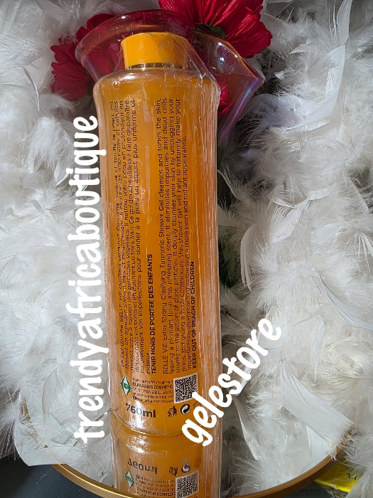 New banga shower gel. Belle vie Gel douche clarifying extra fort shower gel. With curcuma/turmeric extracts. Super lightening and toning 760ml bottle x 1