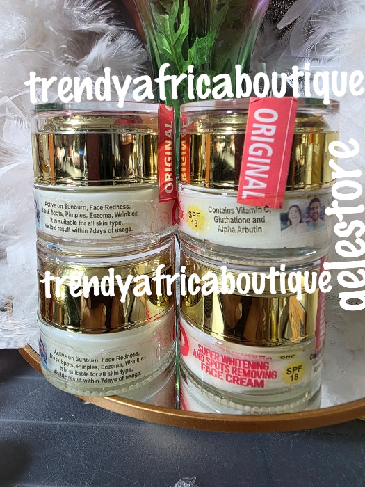 2 jar sale: skin secret whitening and spots removing face cream. Spf 15. 2 jar sale. Suitable for all skin types.