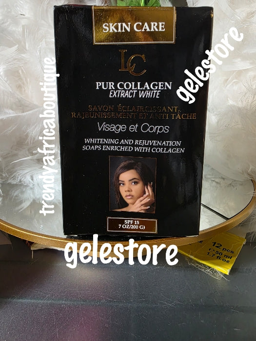 New product alert: Pure collagen extracts whitening & rejuvenating soap Anti stretch marks, anti-aging. 💯 satisfaction. 200g x 1