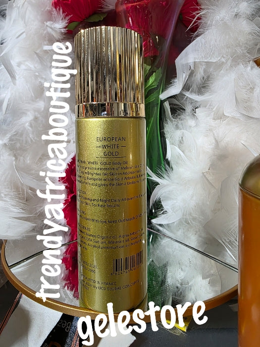 European White Gold. Organic oil skin Lightening serum/oil. Arbutin & retinol day & night