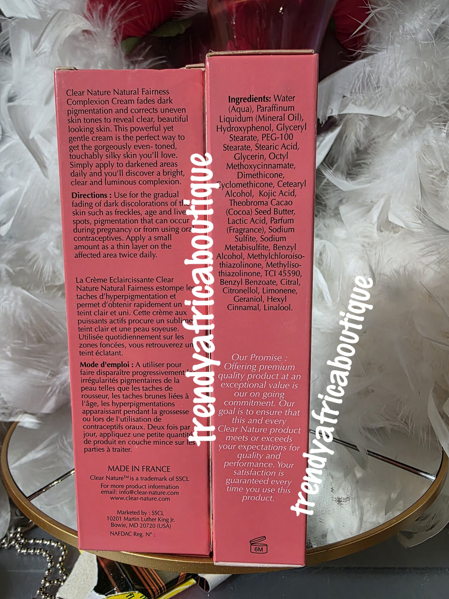 New alert: Clear Nature Natural fairness lightening face cream 50gx1. Even out skin tone.