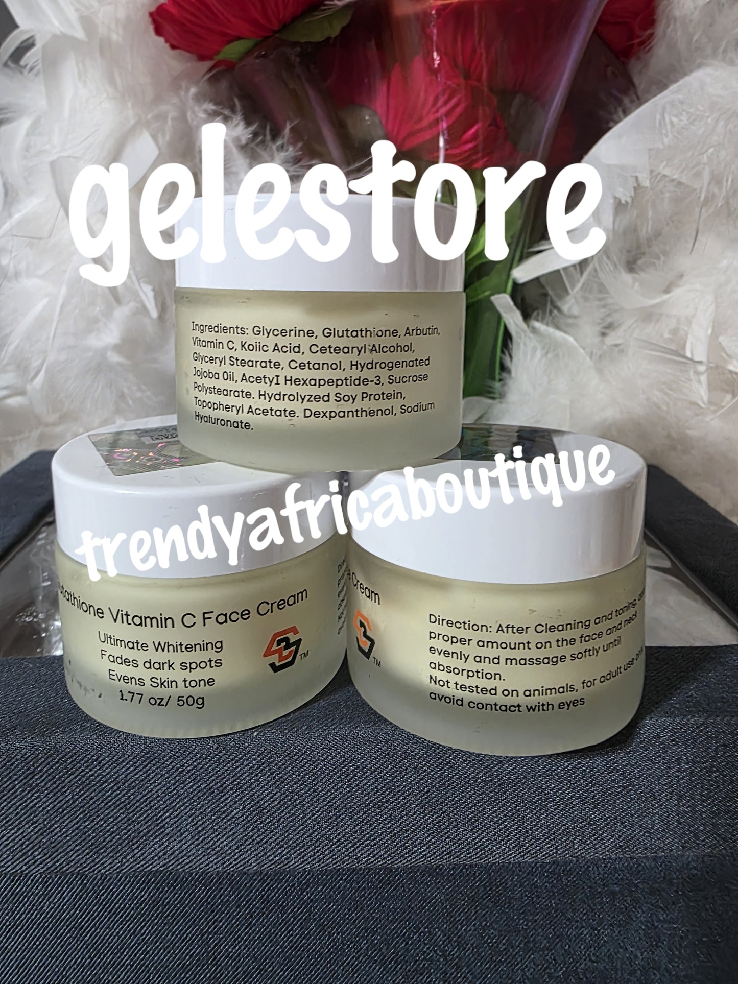 Kojic Clear Grace Action Tube Creme 50 g mit Karottenextrakten x1 Tube Creme. Mischen Sie es in Ihre Gesichtscreme oder Körperlotion. Kann direkt im Gesicht verwendet werden