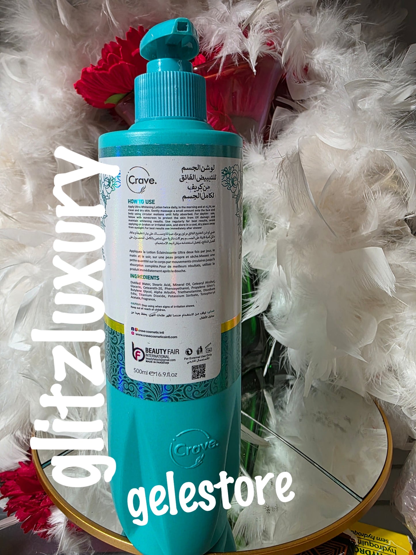 Another Banga: Crave full body Ultra whitening lotion 500ml x 1. Enriched with vitamins
