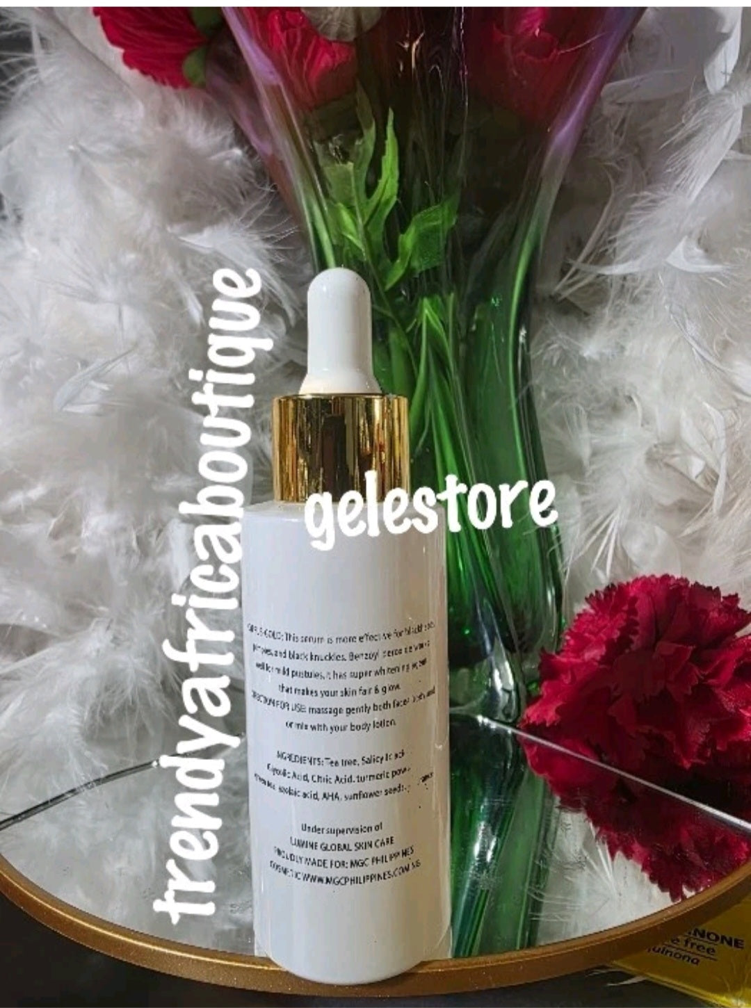 Arabian White Hautunreinheiten kontrollierendes strahlendes Serum/Öl mit Glutathion und Vitamin C. Schnelle Lösung 120 ml x 1