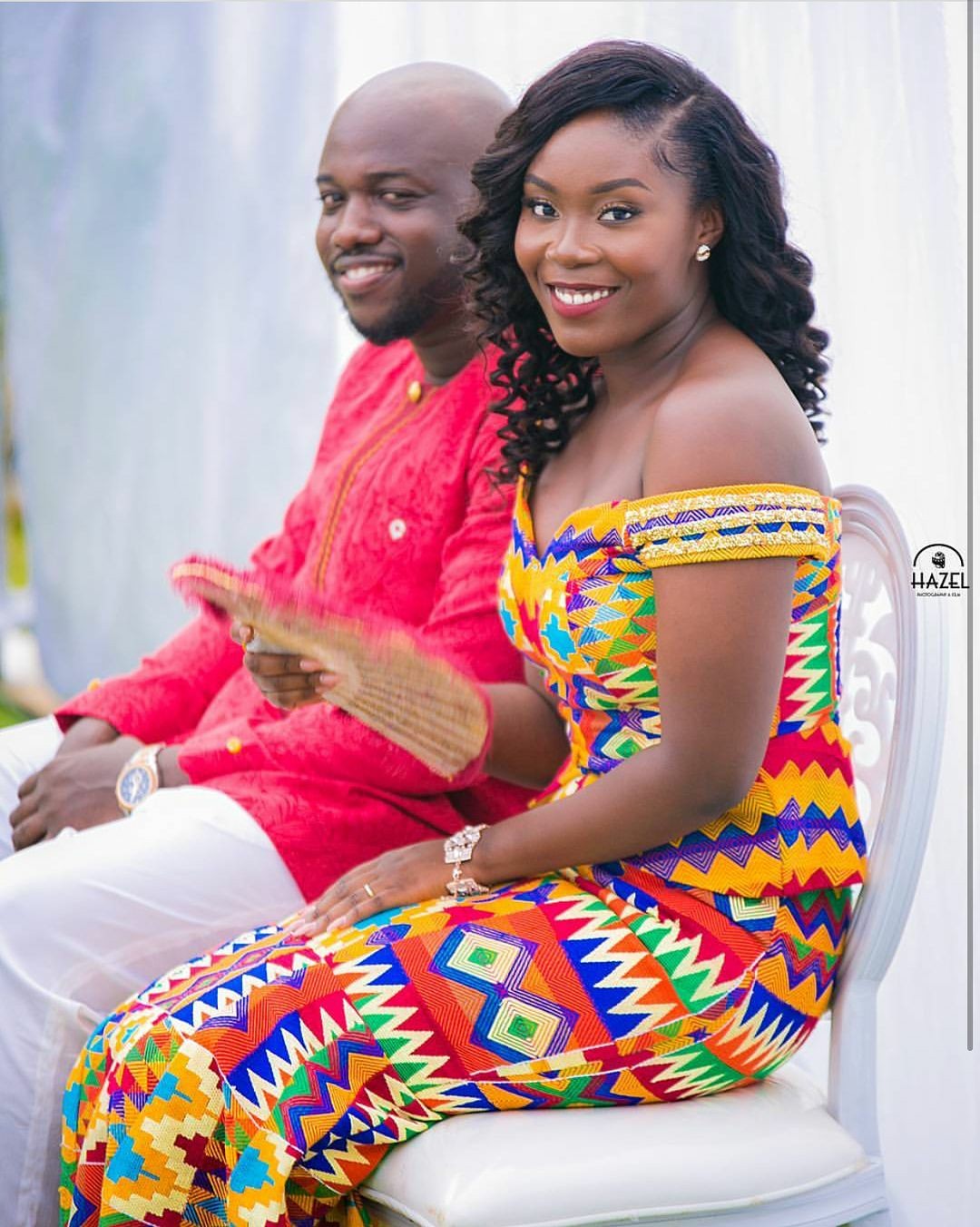 Latest Kente Ankara wax print fabric. Original luxery quality for men And women. Sold per 6yds. 100% cotton Ankara wax print fabric.