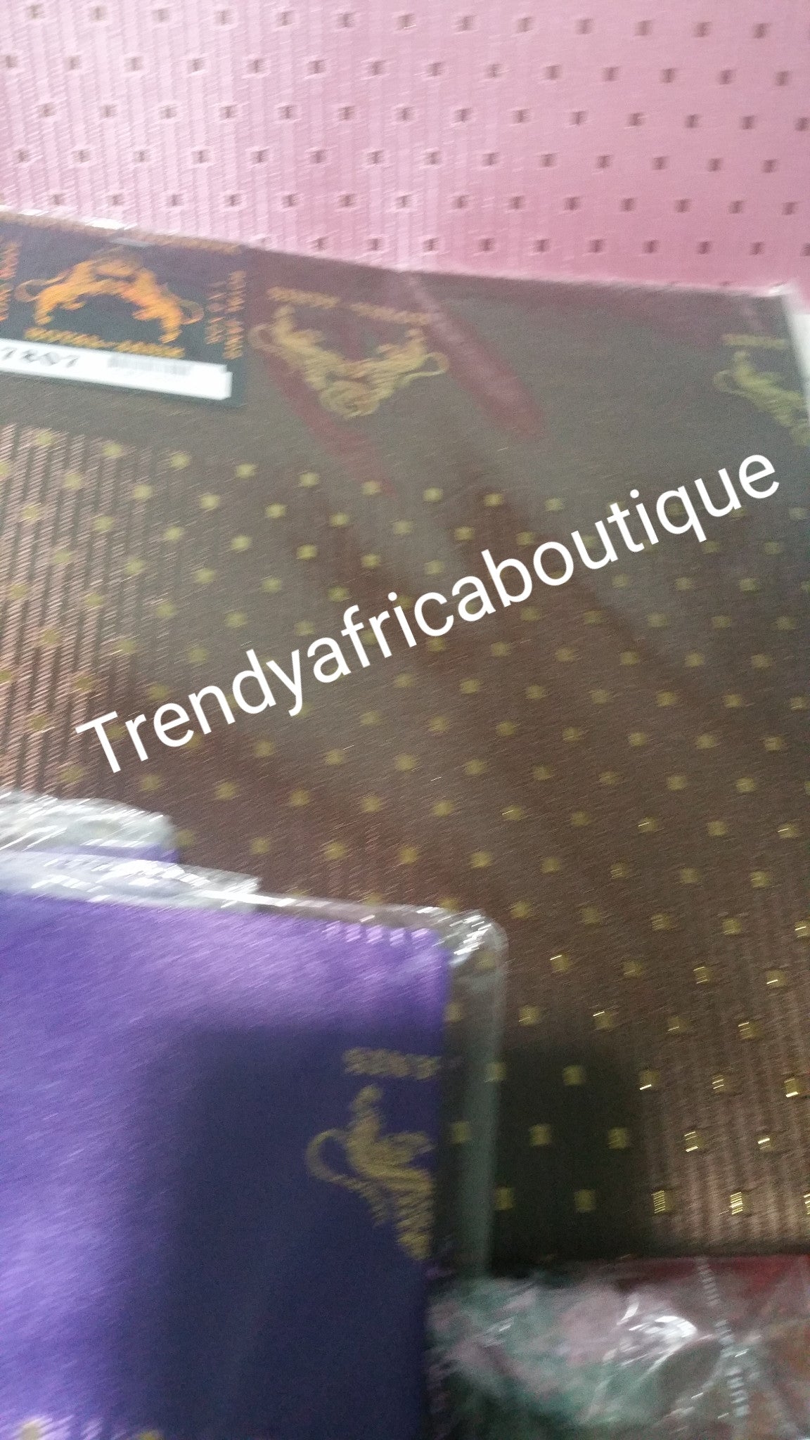 Nigerian Gele/headtie in assorted colors. Sold as one piece in a bag. Regular length