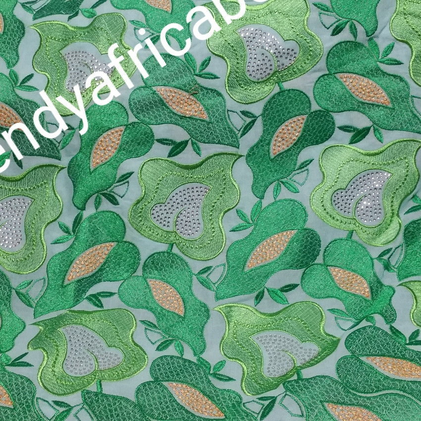 Special offer: Quality Celebrant swiss Voile lace fabric. Available in mint Green and also Purple color. sold per 5yds. Price is for 5yds