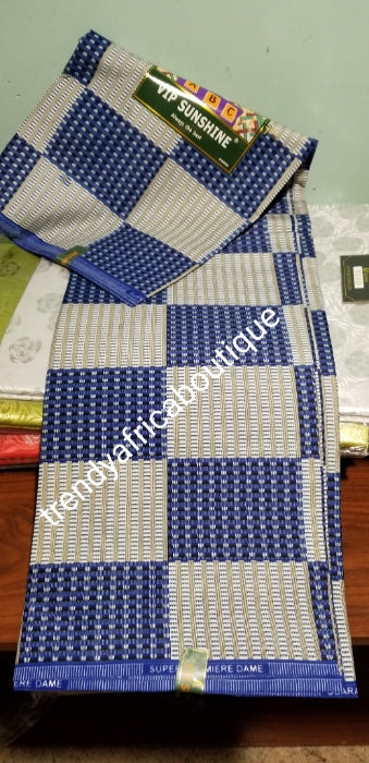 Quality Veritable wax print. 100% cotton African Ankara print. Sold per 6yards. Price is for 6yards. Aso-ebi wax print