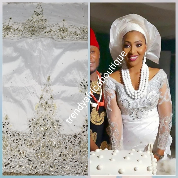 Cord Lace Gown Lace Blouse And Wrapper Styles Nigerian Lace Blouse