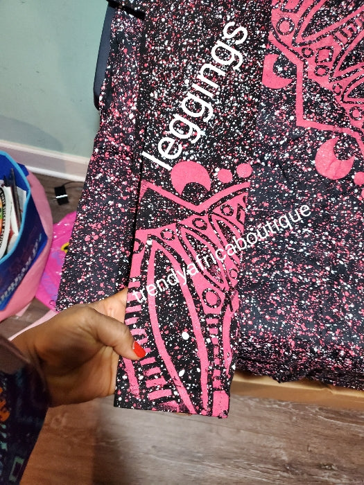 sale sale: africa Adire, Latest Adire leggings and top. One size fit up XL/1XL. Classic tie dye set for that casual outing is here for purchase. Leggings is stretchy to fit up XL/1XL. Black/fuschia pink