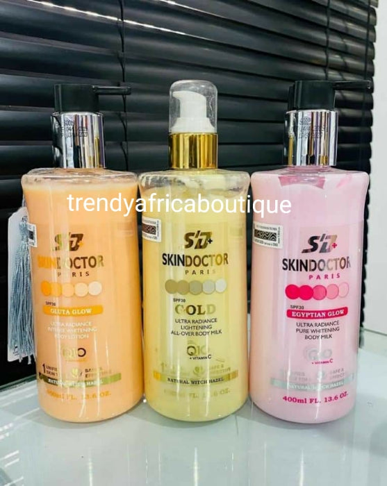 Skin Doctor Carrot Glow face and body lotion with intense whitening effect on face and body, 400ml. Formulated with all natural formula to lighten and brighten and Glow your skin. Hydroquinone free!! Your skin will thank you!!