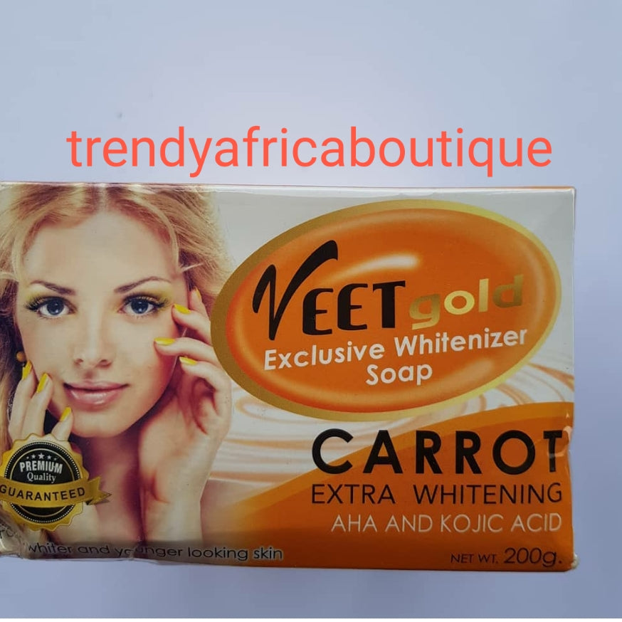 Kombiangebot: Veet Gold Karottenextrakte aufhellende und straffende Körperlotion 500 ml + exklusiver Veet Gold Karottenaufheller AHA und Kojisäure