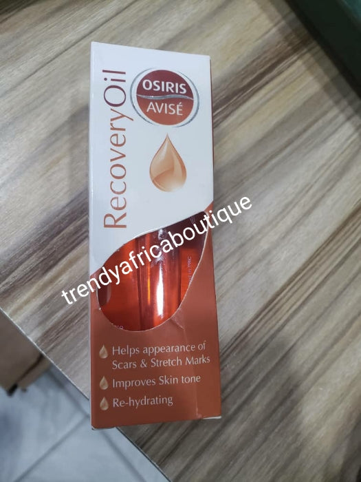 Osiris avise recovery oil, fade scars, stretch marks, improve your skin tone and hydrate your skin.serum/oil for all skin types. Formulated with vitamins to nourish your skin. 120ml bottle