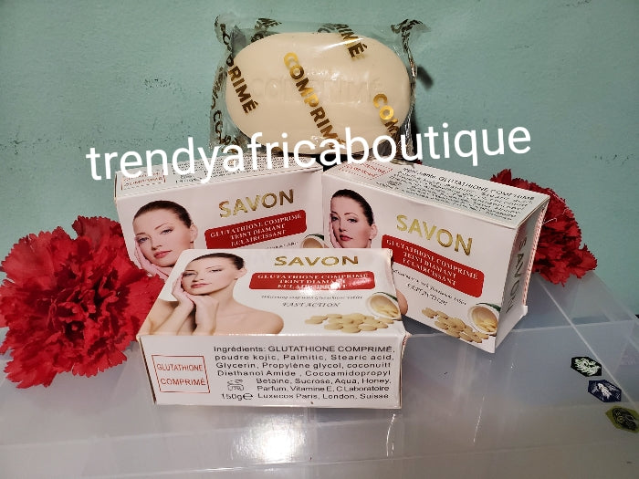 Lait Collagen + Snail Slime Whitening Body Lotion 500 ml + Glutathion Comprime Serum und Glutathion Seife. als Set verkauft.