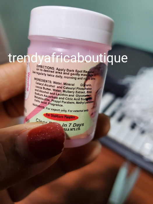 Quick clear face cream, clears Sun burn, acne and spots effectively. 50g jarx1 💯 ORIGINAL