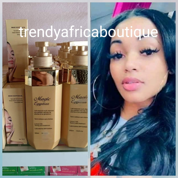 Magic Egyptian Luxery Hautaufhellung/Behandlung Anti-Flecken-Serum/Öl 100 ml. Mit Pflanzenextrakten und Glutathion. Sichtbare Unterschiede in 7 Tagen.