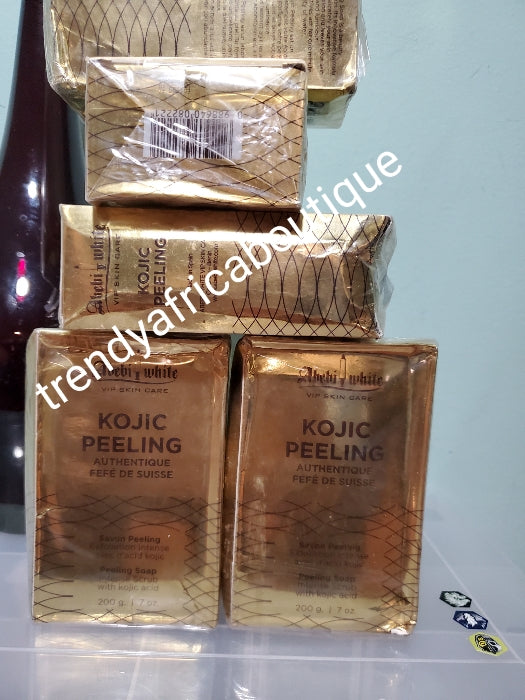 Original Abebi white VIP skin care, kojic peeling body lotion 500ml, serum 50ml, face cream, exfoliating soap super & exfoliating soap 100% effective 👌
