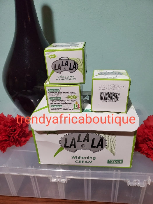BACK IN STOCK: Lalala fast action whitening face cream. It is small but mighty!!!! Best base cream for making your facial treatment cream