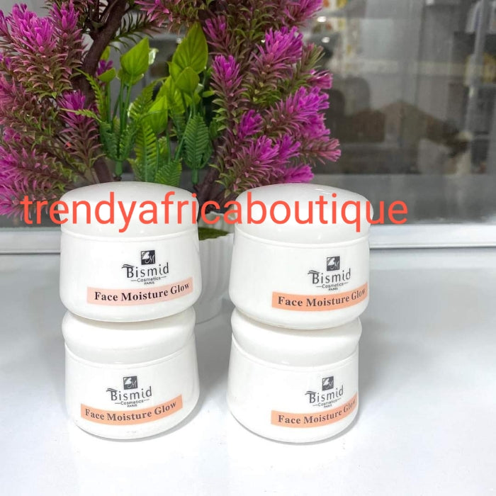 Bismid costmetics face moisture glow face cream for all sky colors and types. 40g keeps your face smooth, soft and glow all day