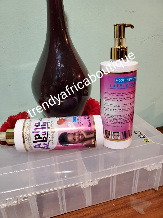 Alpha arbutin 3 plus concentre whitening body lotion with glutathione and arbutin concentre 350ml