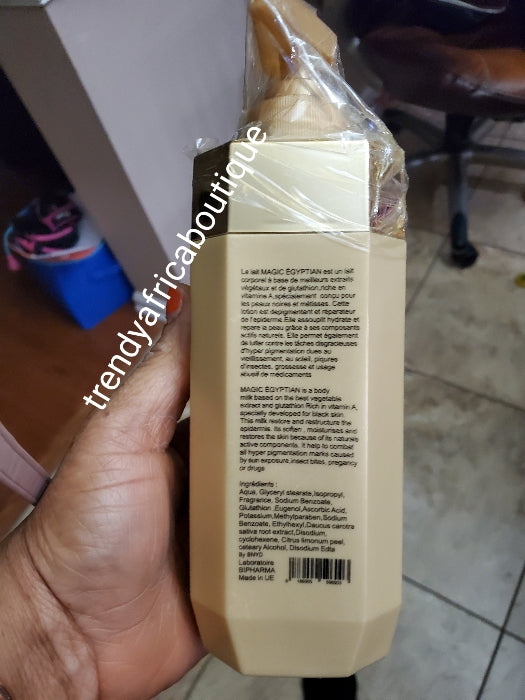 Magic egyptian Luxery skin whitening/treatment combo body lotion 500ml + miracle soap. anti- stains Formulated. With plant extracts & glutathione. Visible differences in 7 days.