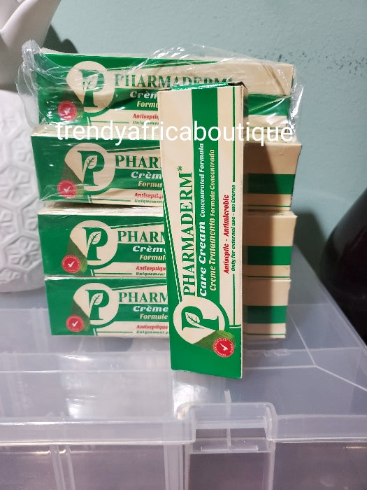 Pharmaderm antiseptic skin care cream. Prevents and clear minor skin blemishes. 30ml. Sold 1 Per tube. Mix into your lotion or body cream x 1
