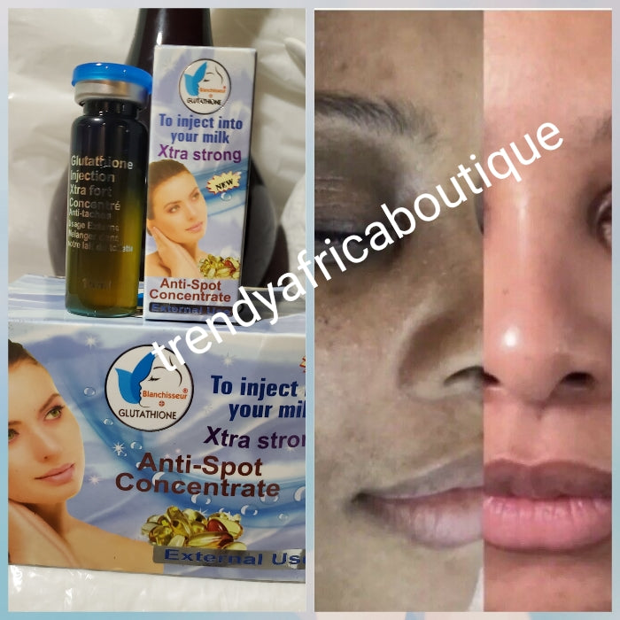 Blanchisseur + GLUTATHIONE small serum Anti Spots 15mlx1. Vail. Mix in Trendy Africa Boutique Blanchisseur + GLUTATHIONE small serum Anti Spots 15mlx1. Vail. Mix in Trendy Africa Boutique