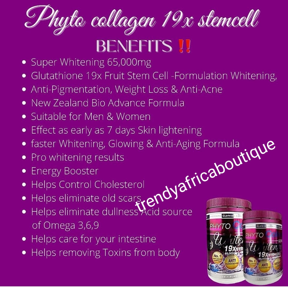 BACK IN STOCK; Phyto Collagen King of Whitening 19X Stem Cell Anti-Aging and weight loss supplements