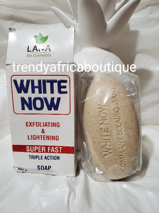 Bonus buy: White Now Lait Clarifiant triple action whitening body lotion 500ml bottl + Serum + soap. Is advisable to mix the serum thoroughly into the lotion for best results.