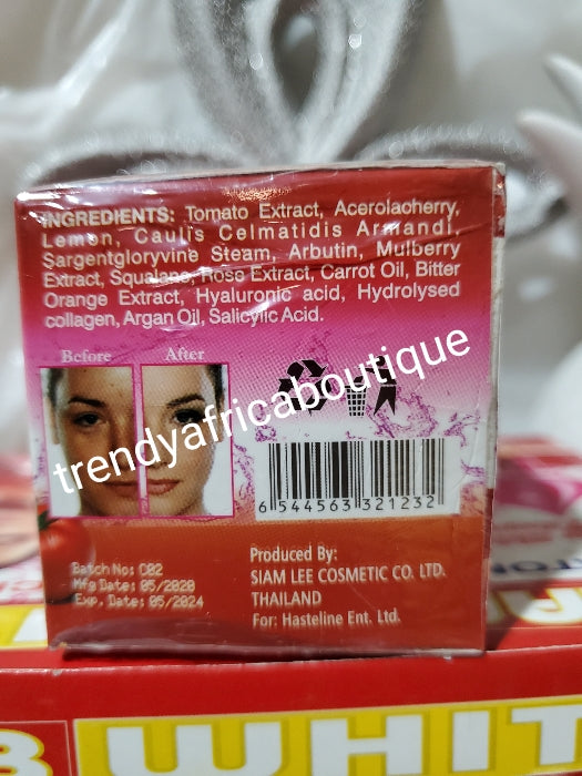 Lab white tomato extract with kojic, collagen + Glutathion face cream. Whitens in 7 days. Anti spots, wrinkles 100% satisfaction