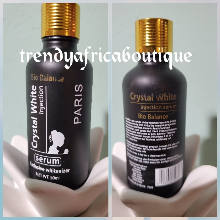 Crystal White Triple Active Whitening Body Lotion Bio-Formel 350 ml + exklusive Crystal White Whitenizer Bio Balance Serum 50 ml Kombination. Makellose Haut!!