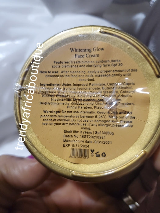 3pcs Set of Le Asian white snail mucin and Niacinamide body lotion, asian white serum, and face cream with Spf 40