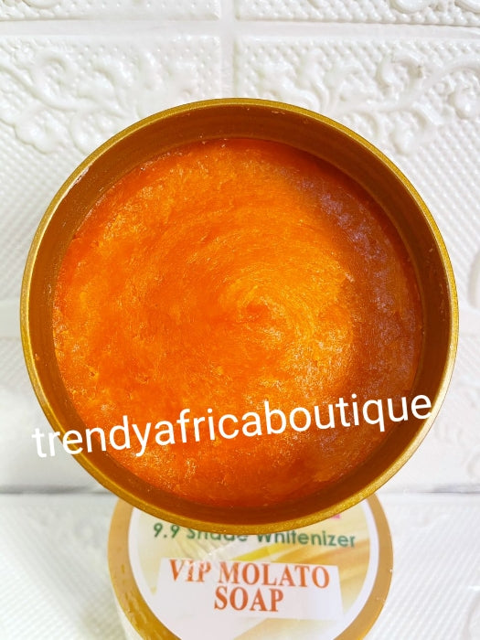 Evob COSTMETICS: 2pcs banga: Dearwhite halfcast 9.9 shades molato Soap 500g and Turmeric forming scrub 350g. 💪