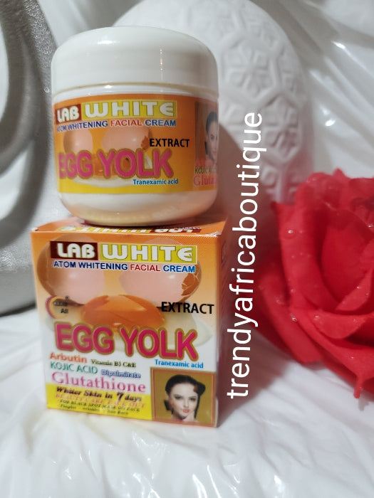 Lab white with Egg yolk extract Arbutin Glutathion face cream