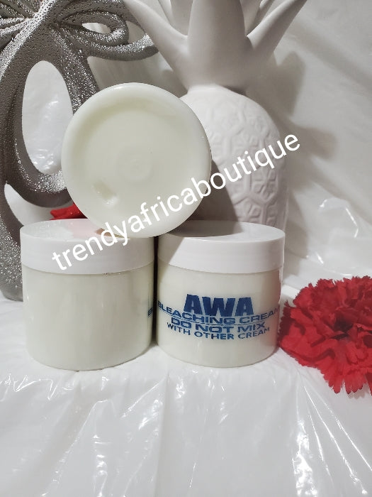 Combo: Authentic Awa fast action Bleaching cream. 250g jar X1 formulated with kojic acid PLUS kojic white papaya& Albutin soap.