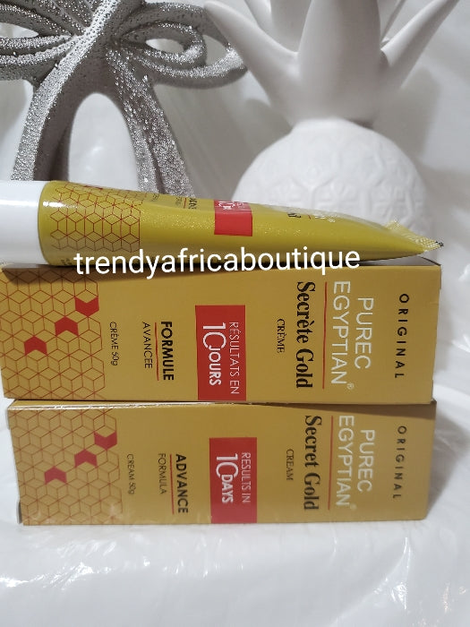 X 2 cream Original Purec Egyptian secret Gold cream.. 50gx2