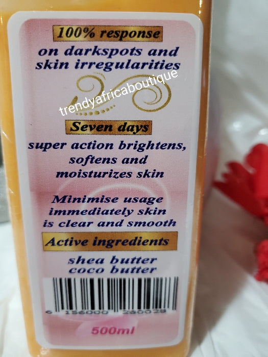 No Limit milde, braune Haut aufhellende, weichmachende und feuchtigkeitsspendende Körperlotion für alle Hauttypen. 500mlx1