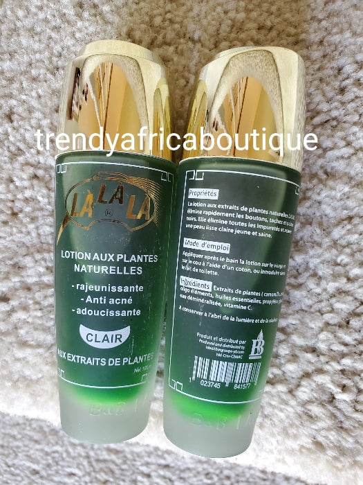 Lalala green natural face lotion (cleanser) anti acne/pimples for all skin types. 100mlx1