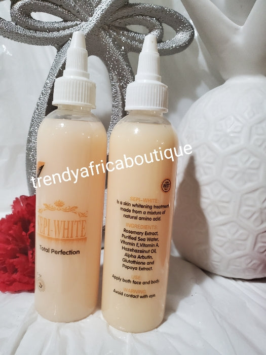 X 1 bottle SEPI-WHITE Total perfection serum/oil for face and body whitening treatment