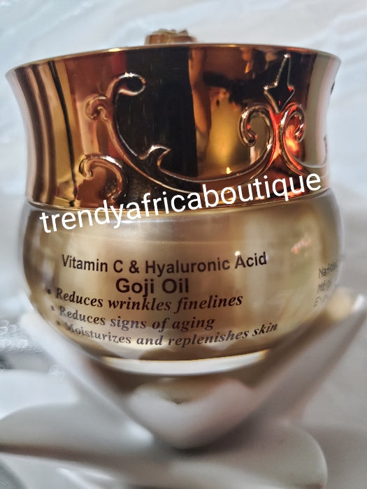 Hb56+ Age renewal facial cream for all skin type. 7 days Action with vit.C, Goji oil, hyaluronic acid. 💯Satisfaction