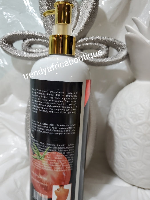 Tomato Gluta (Glutathion) Terminal white + Vitamin C Body lotion. Strong whitening super milk. NEW 5 days action. 💯 satisfaction